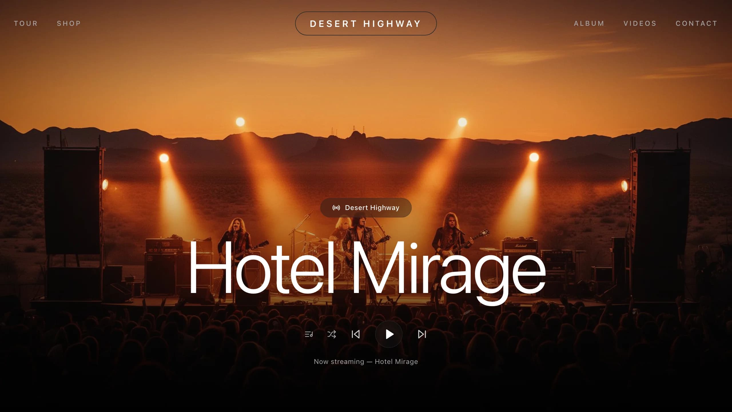 Screenshot of Mirage